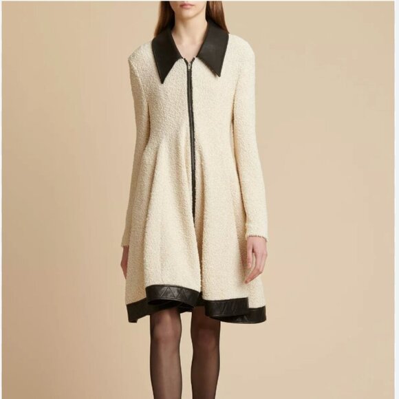 NWT KHAITE Jerole Bouclé Coat size medium - Picture 4 of 5